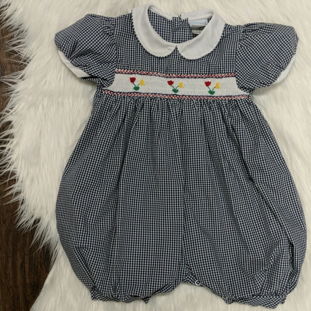 Smocked Bubble romper